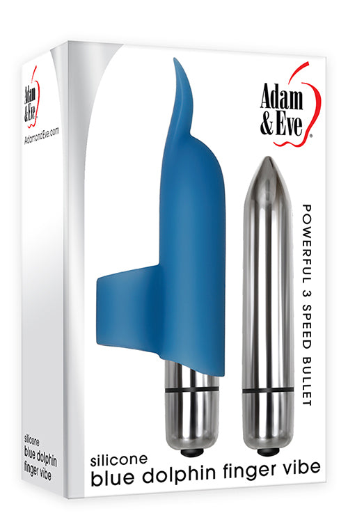 A&e Blue Dolphin Finger Vibe