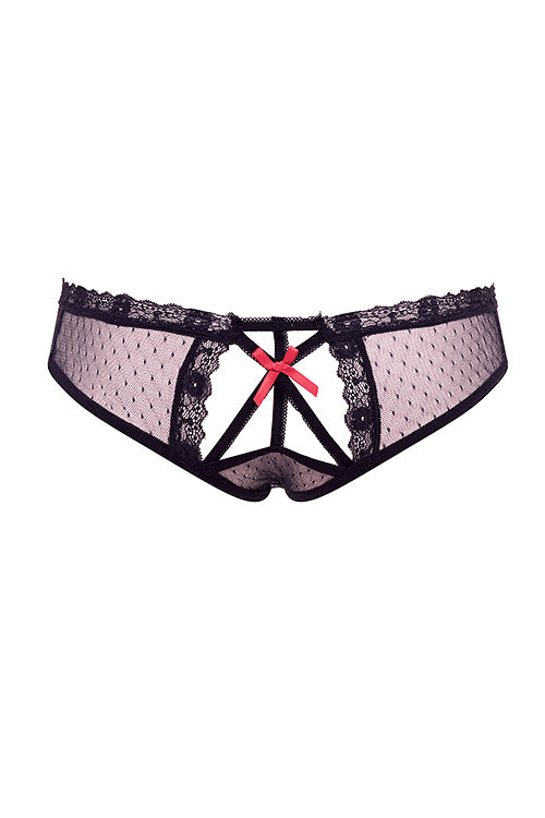 Barely Bare Peek A Boo Butt Black