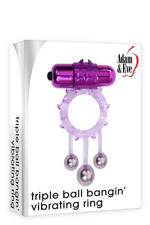 A&e Triple Ball Bangin Vibrating Ring