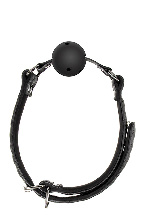 A&e Eves Fetish Dreams Ball Gag Black A&e Eves Fetish Dreams Ball Gag Black