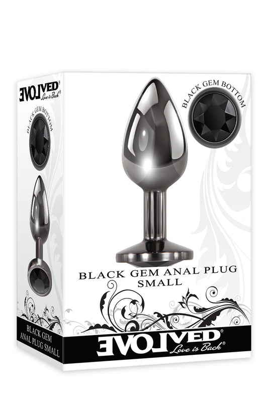 Black Gem Anal Plug Small