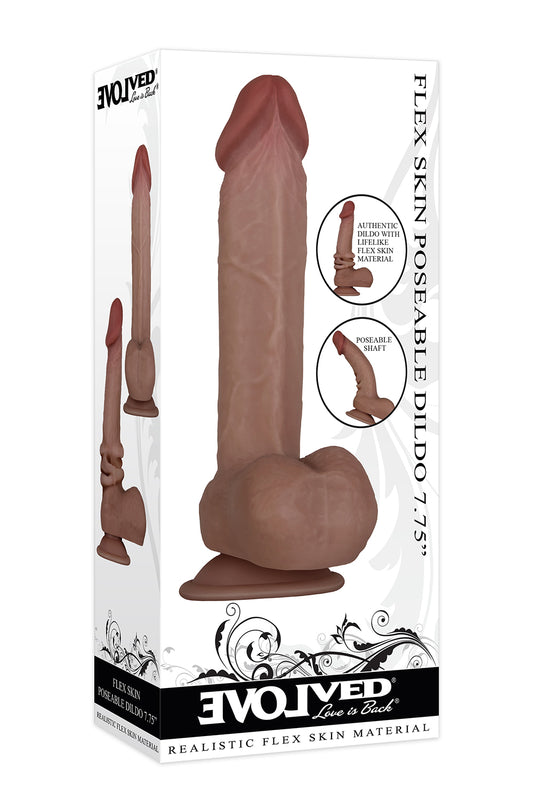 Evolved Flexskin Poseable Dildo 7.75