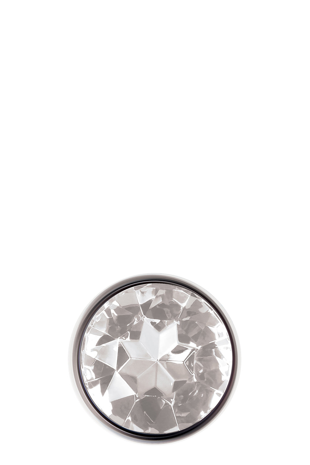 A&e Clear Gem Anal Plug Large