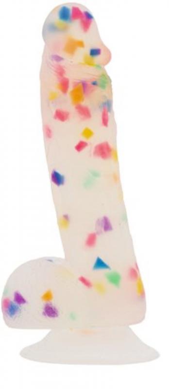 Addiction - Party Marty Confetti Dildo - 18 Cm Addiction - Party Marty Confetti Dildo - 18 Cm - UABDSM