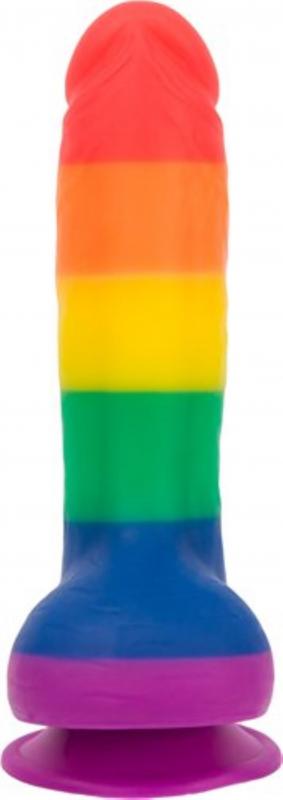 Addiction - Justin Rainbow Silicone Dildo - 19 Cm - UABDSM