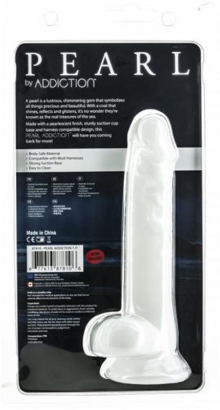 Addiction - Pearl Dildo With Suction Cup - 18 Cm - UABDSM