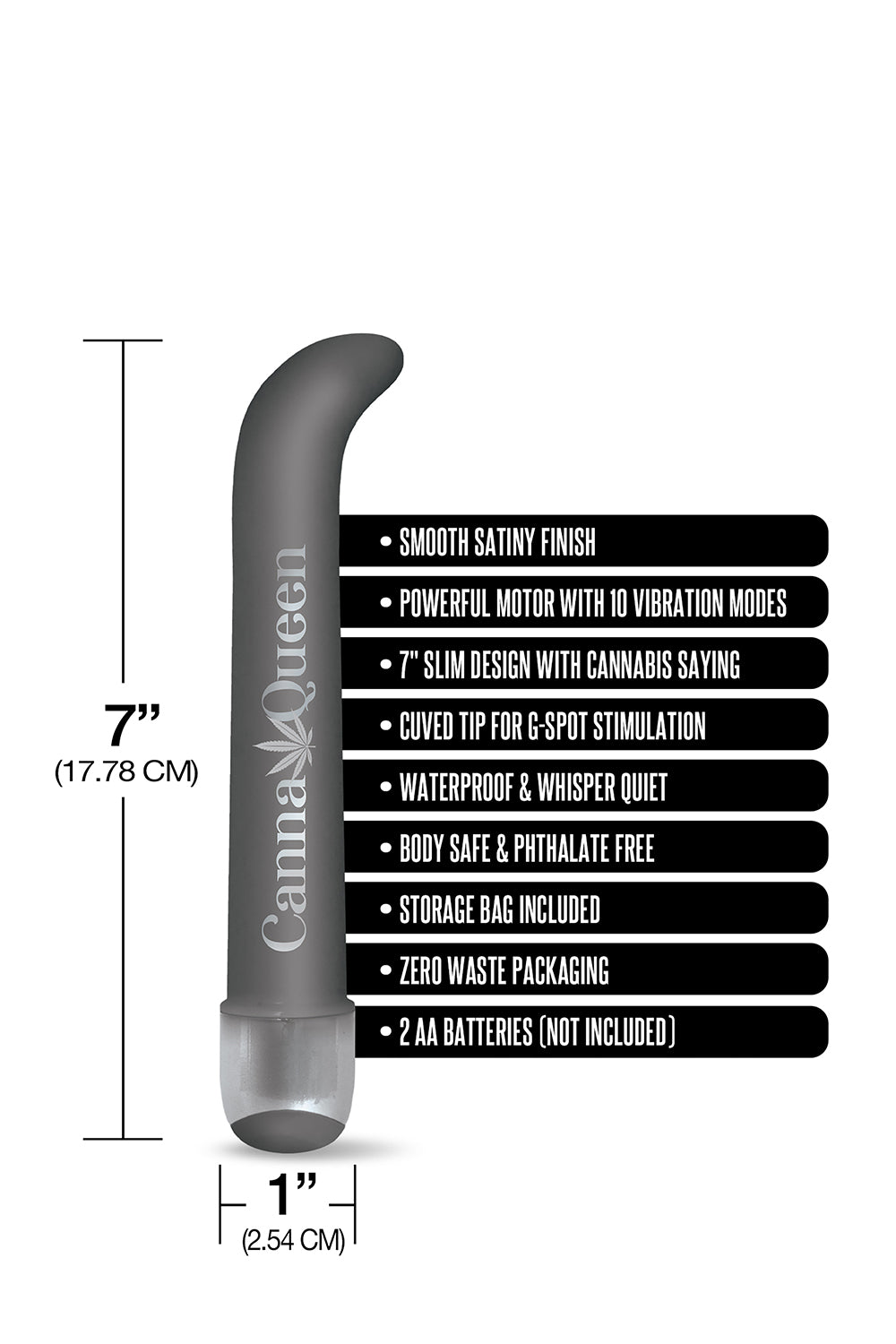 Prints Charming Buzzed 7 G Spot Vibe Canna Queen