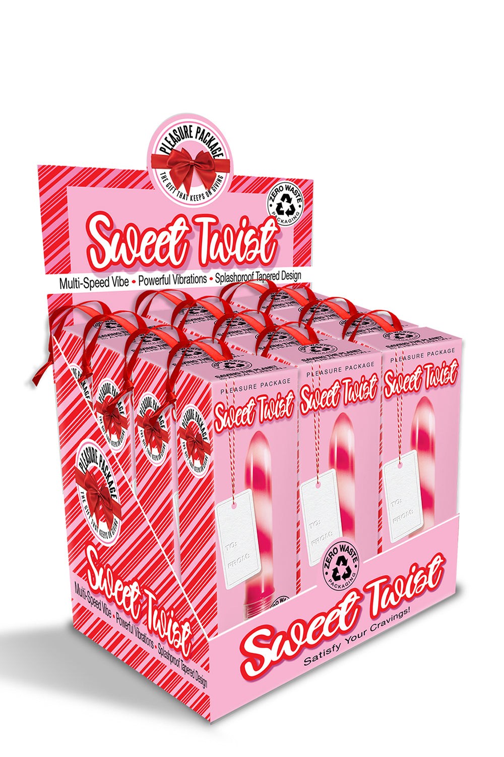 Happy Ending Sweet Twist 12 Piece Vibrator P.o.p