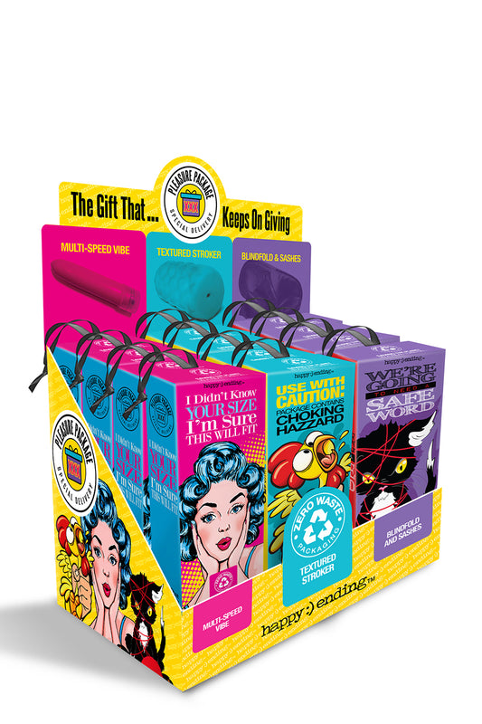 Happy Ending Pleasure Package 12 Piece P.o.p. Assorted Happy Ending Pleasure Package 12 Piece P.o.p. Assorted