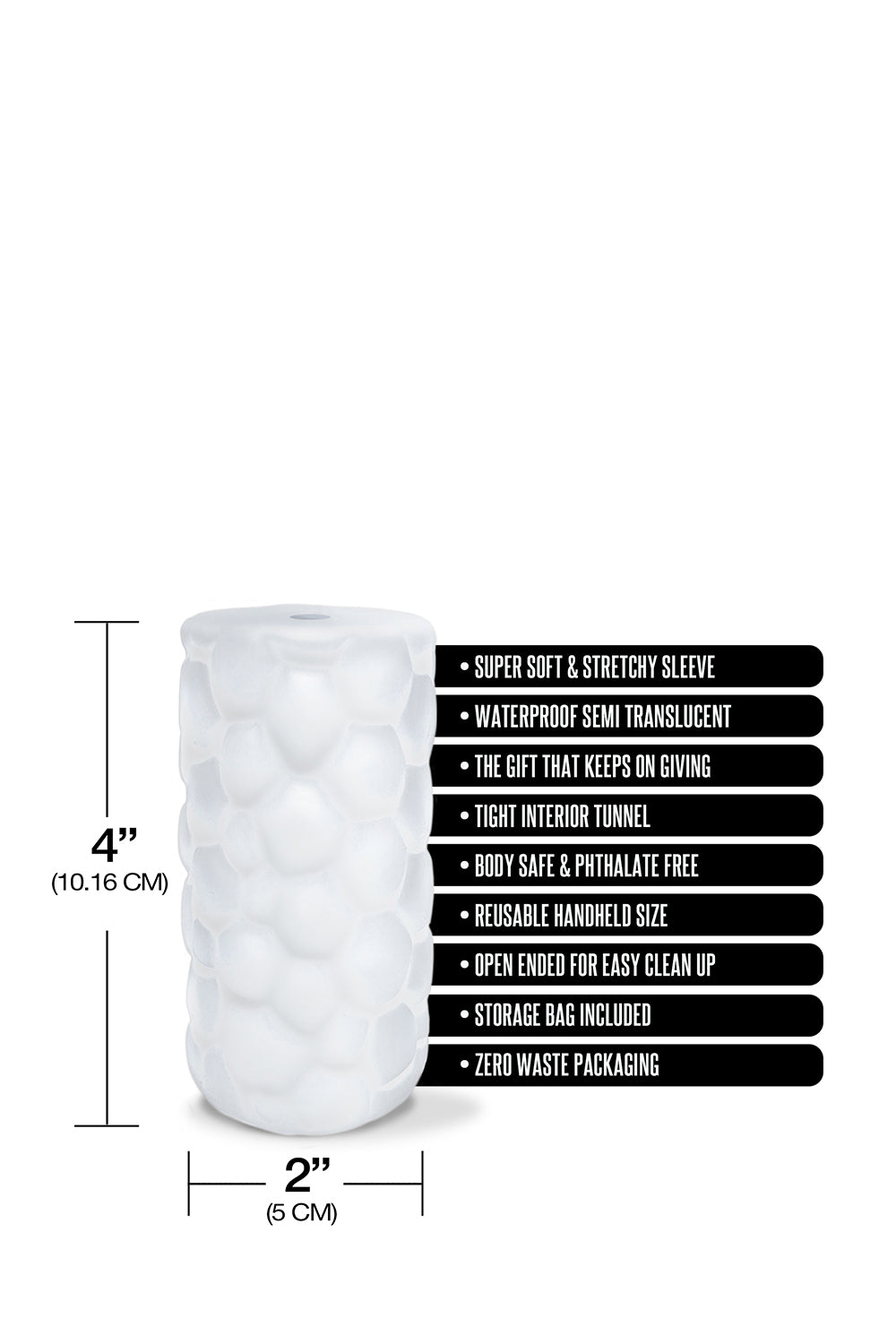 Happy Ending Pleasure Package Use With Caution Tight Textured Stroker