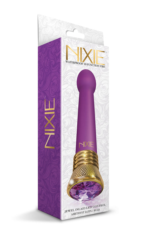 Nixie Jewel Satin Bulb Vibe Amethyst