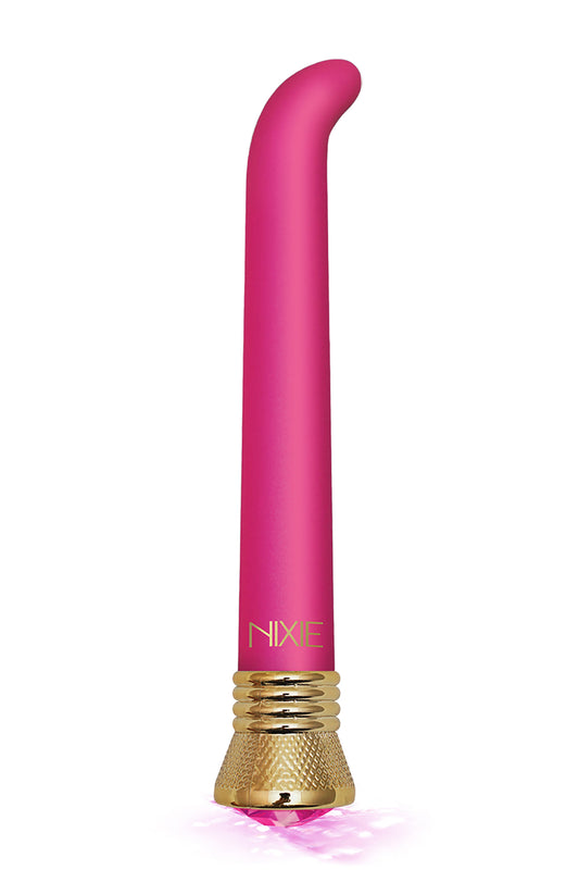 Nixie Jewel Satin G Spot Vibe Pink Tourmaline Nixie Jewel Satin G Spot Vibe Pink Tourmaline
