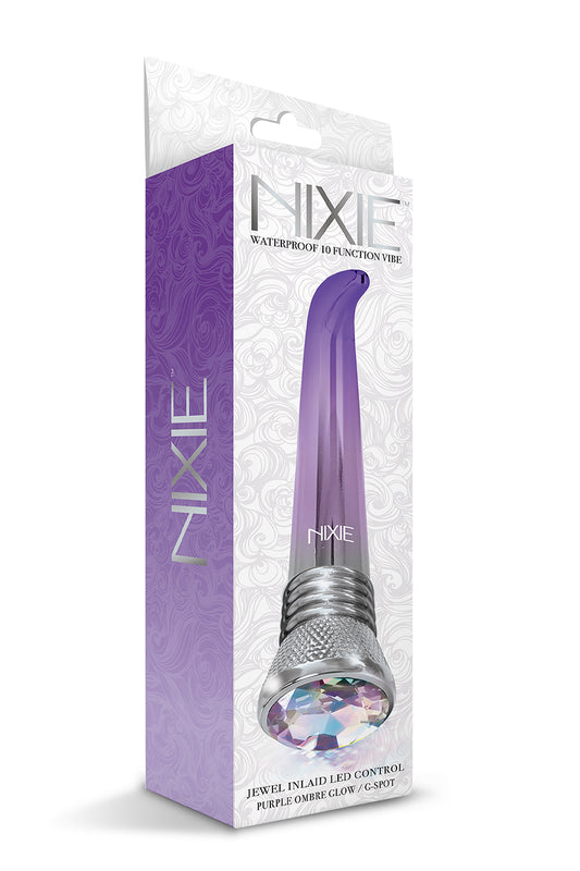 Nixie Jewel Ombre G-spot Vibe Purple Glow