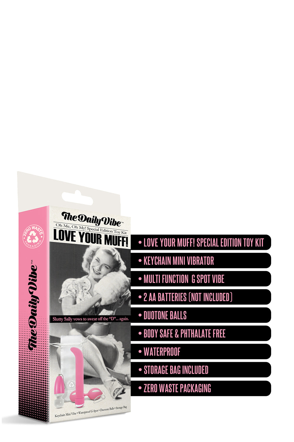 The Daily Vibe The Daily Vibe™ Special Edition Toy Kit Love Your Muff