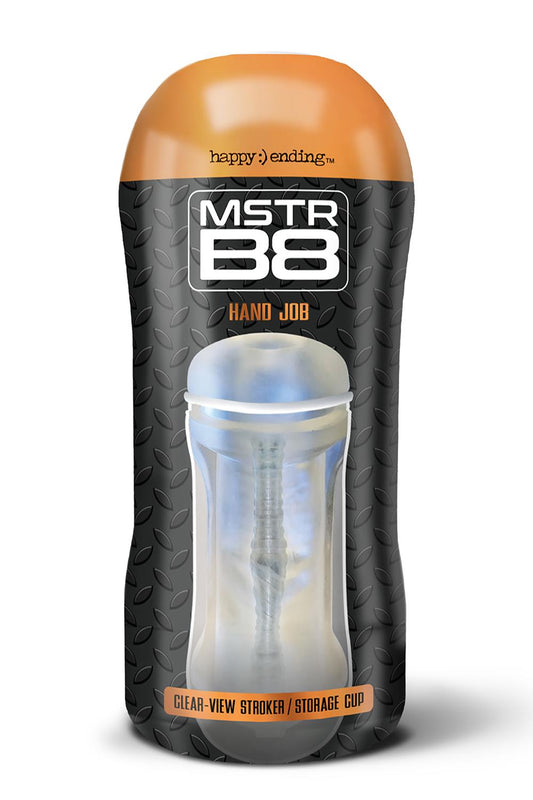 Happy Ending Mstr B8 In The Clear-view Stroker Cup Hand Job