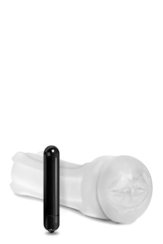 Happy Ending Vibrating Shower Stroker Self Lubricating Mouth Happy Ending Vibrating Shower Stroker Self Lubricating Mouth