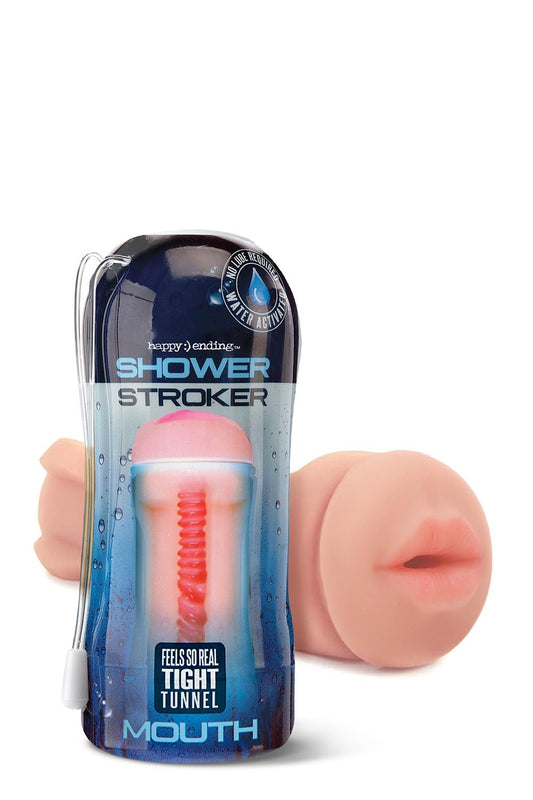 Happy Ending Shower Stroker Self Lubricating Mouth Happy Ending Shower Stroker Self Lubricating Mouth