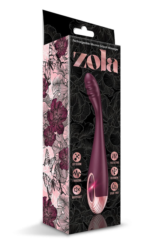 Zola Rechargeable Silicone Warming G-spot Massager