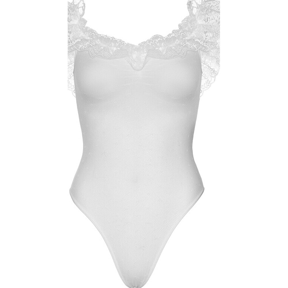 Leg Avenue Off the Shoulder Teddy UK 6 to 12 - UABDSM
