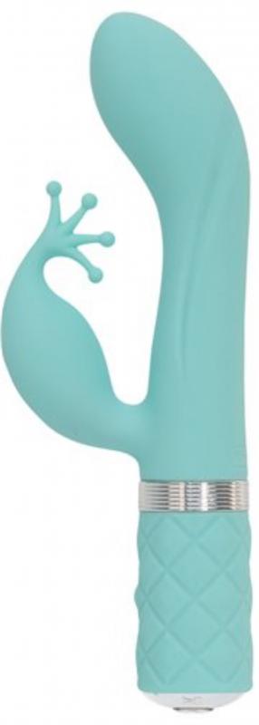 Pillow Talk - Kinky Rabbit & G-Spot Vibrator - Turqoise Pillow Talk - Kinky Rabbit & G-Spot Vibrator - Turqoise - UABDSM