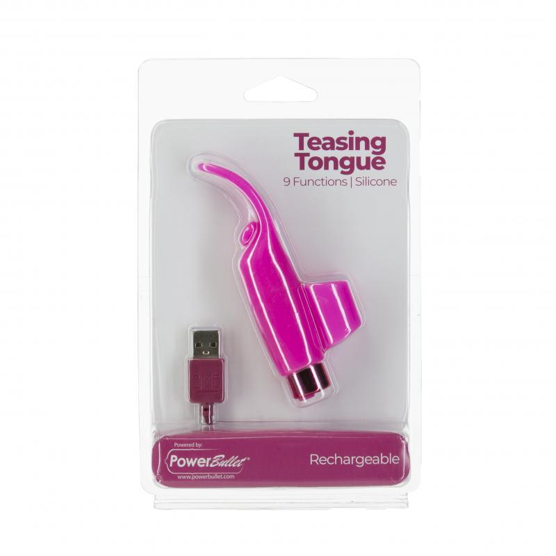 Teasing Tongue Finger Vibrator - Pink - UABDSM