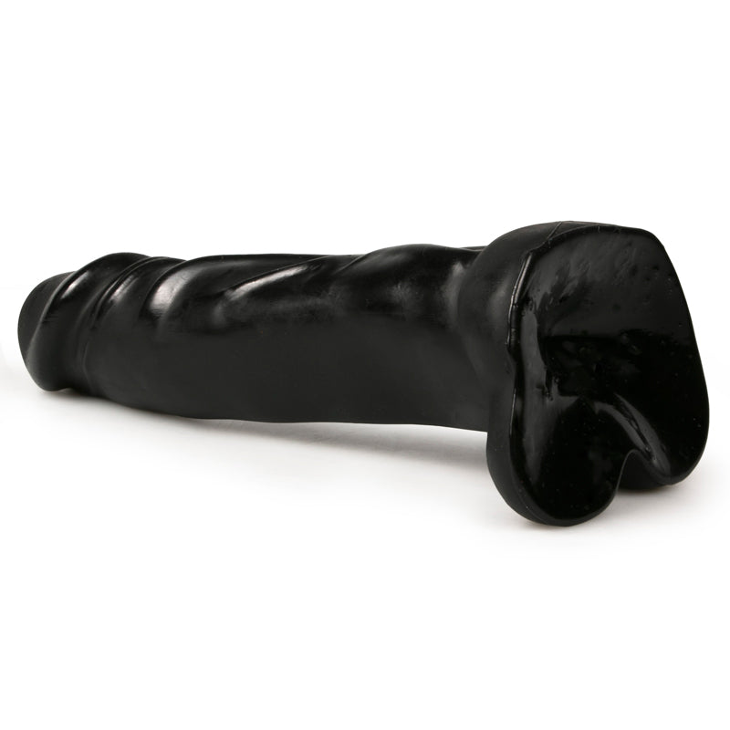 All Black Realistic Dildo 22 Cm - UABDSM