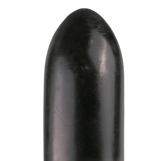 All Black Dildo 22.5 Cm - Black - UABDSM