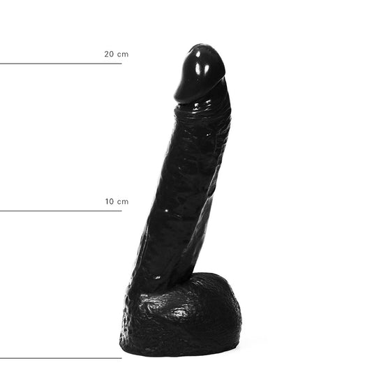 Realistic Dildo 21 Cm - Black Realistic Dildo 21 Cm - Black - UABDSM