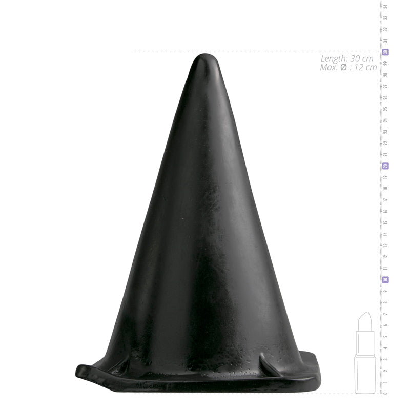 Dildo All Black 31.5 Cm - UABDSM