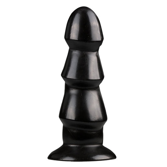 Black Anal Dildo With Ridges Black Anal Dildo With Ridges - UABDSM