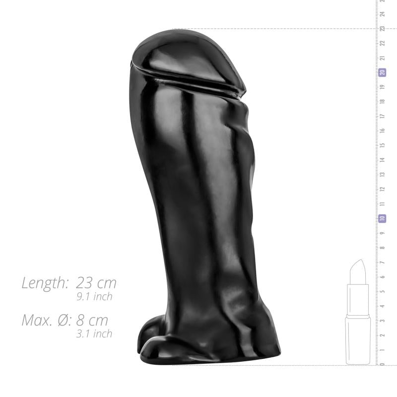 Dildo All Black 22 Cm - UABDSM