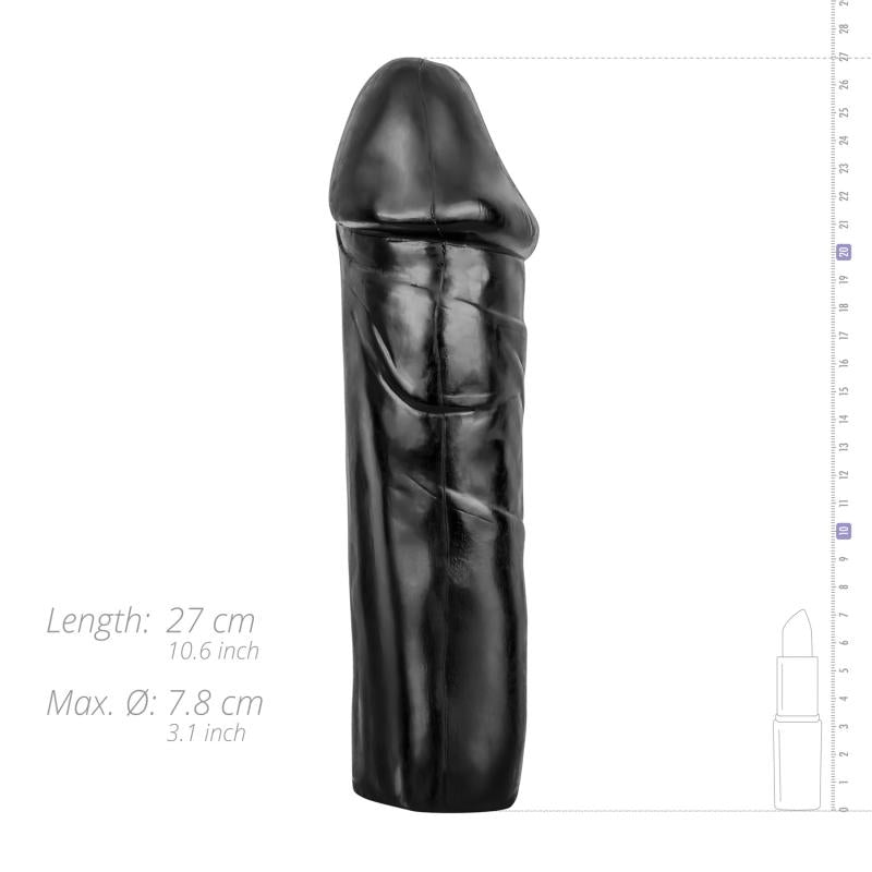 Dildo All Black 28 Cm - UABDSM