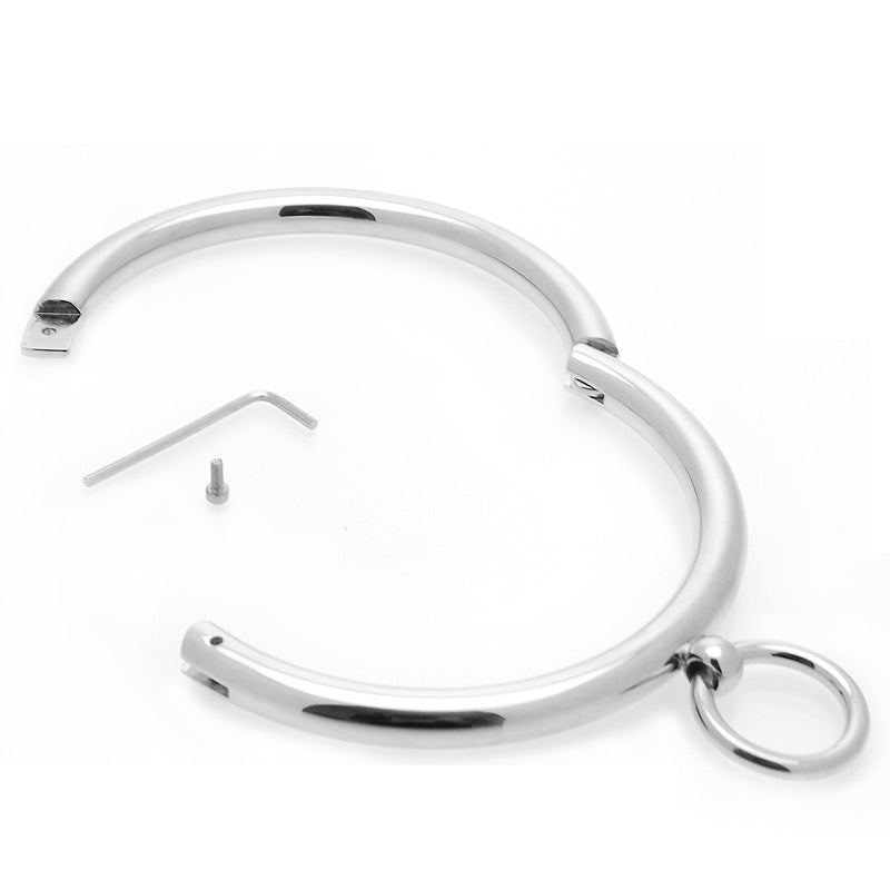 Ladies Rolled Steel Collar With Ring - UABDSM