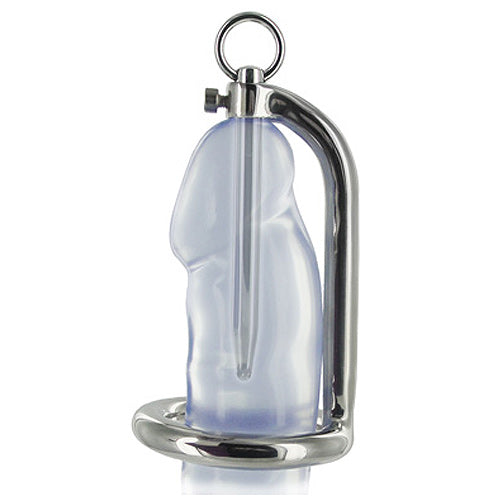 Stainless Steel Cock Ring And Urethral Plug - UABDSM