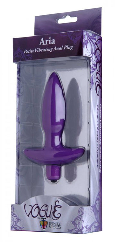 Aria Silicone Vibrating Anal Plug - Small - UABDSM