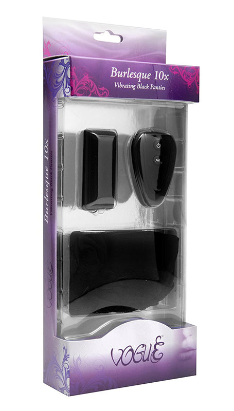 Burlesque 10 Mode Vibrating Panties With Remote - UABDSM