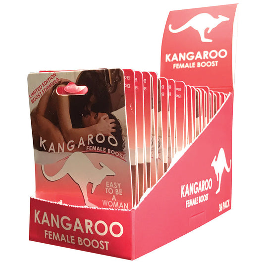 Kangaroo for Her Boost Peach Single Pack Display of 36 Kangaroo for Her Boost Peach Single Pack Display of 36 - UABDSM
