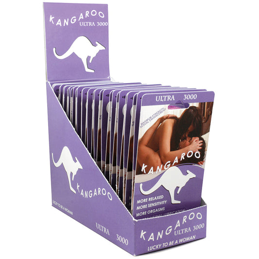 Kangaroo for Her Ultra 3000 Single Pack Display of 30 Kangaroo for Her Ultra 3000 Single Pack Display of 30 - UABDSM
