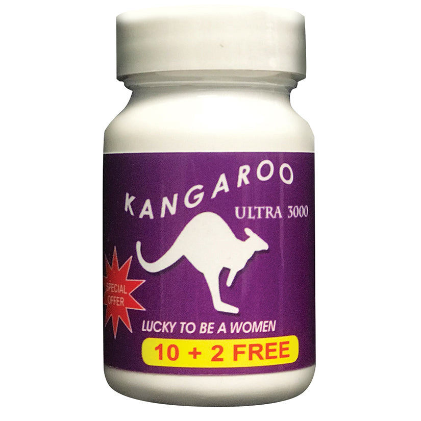 Kangaroo for Her Ultra 3000 Violet 10 Count Bottle - UABDSM