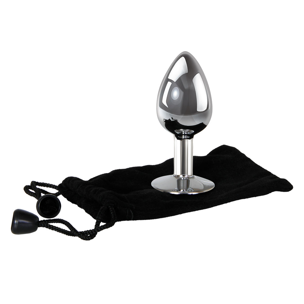 Adam And Eve Clear Gem Anal Plug Small - UABDSM