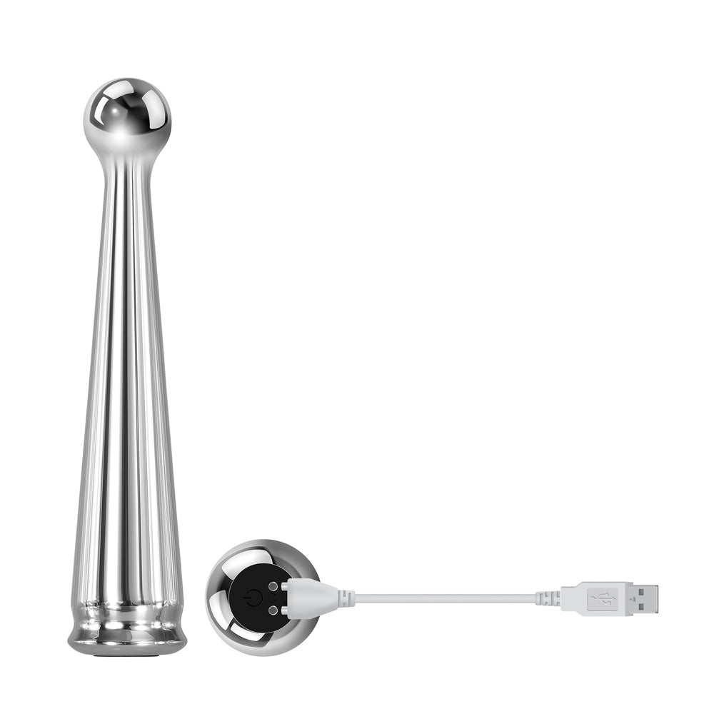 Adam And Eve Tease Me Rechargeable Metal Vibrator - UABDSM