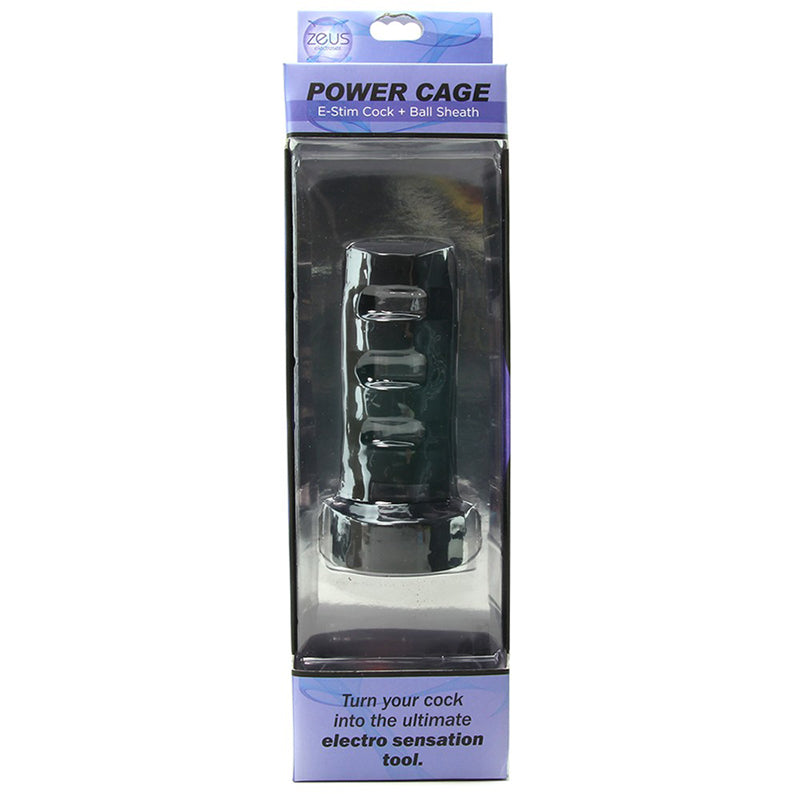 Power Cage E-stim Penis Sleeve - UABDSM