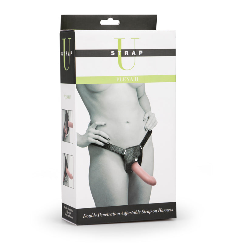 Plena II Double Penetration Adjustable Strap On Harness - UABDSM