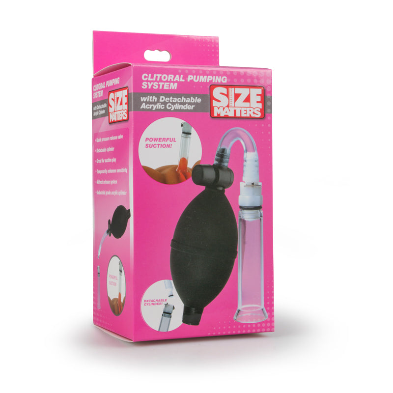 Clitoral Pumping System With Detachable Acrylic Cylinder - UABDSM