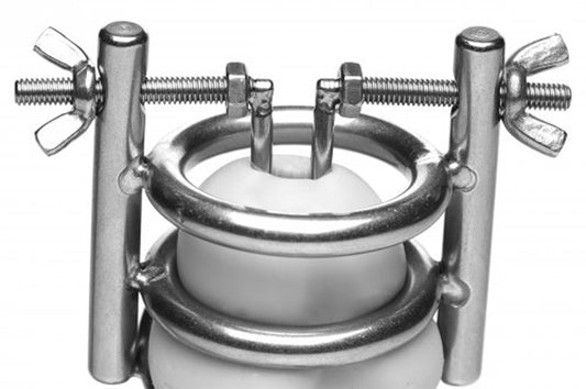 Deluxe Cleaver Urethral Spreader CBT Chastity Cage - UABDSM