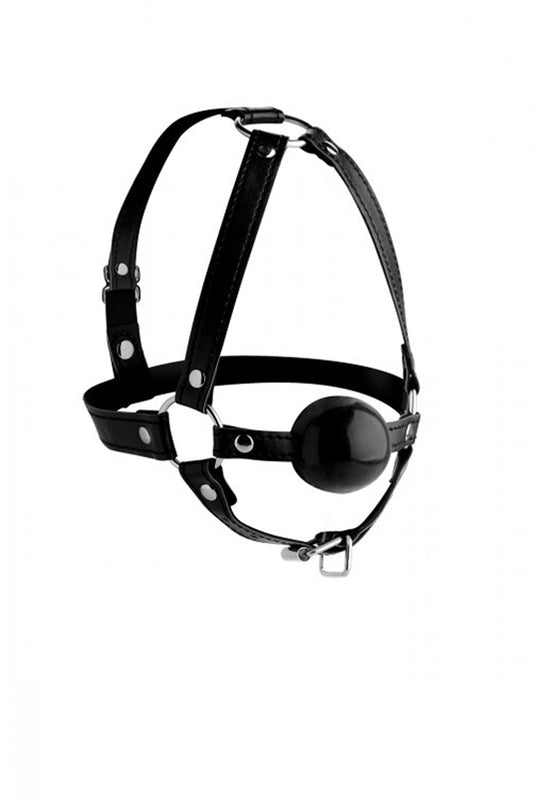 Head Harness With Ball Gag Head Harness With Ball Gag - UABDSM