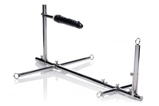 Imprisoned Metal Stockade With Dildo - UABDSM