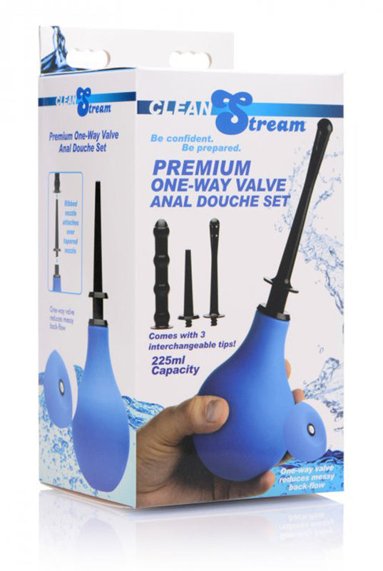 Premium One-way Valve Anal Douche Set - UABDSM