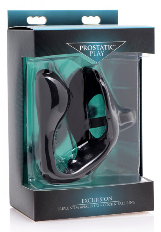 Excursion Anal Plug With Cock And Ball Ring - UABDSM