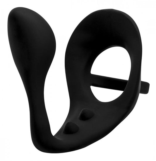 Excursion Anal Plug With Cock And Ball Ring Excursion Anal Plug With Cock And Ball Ring - UABDSM